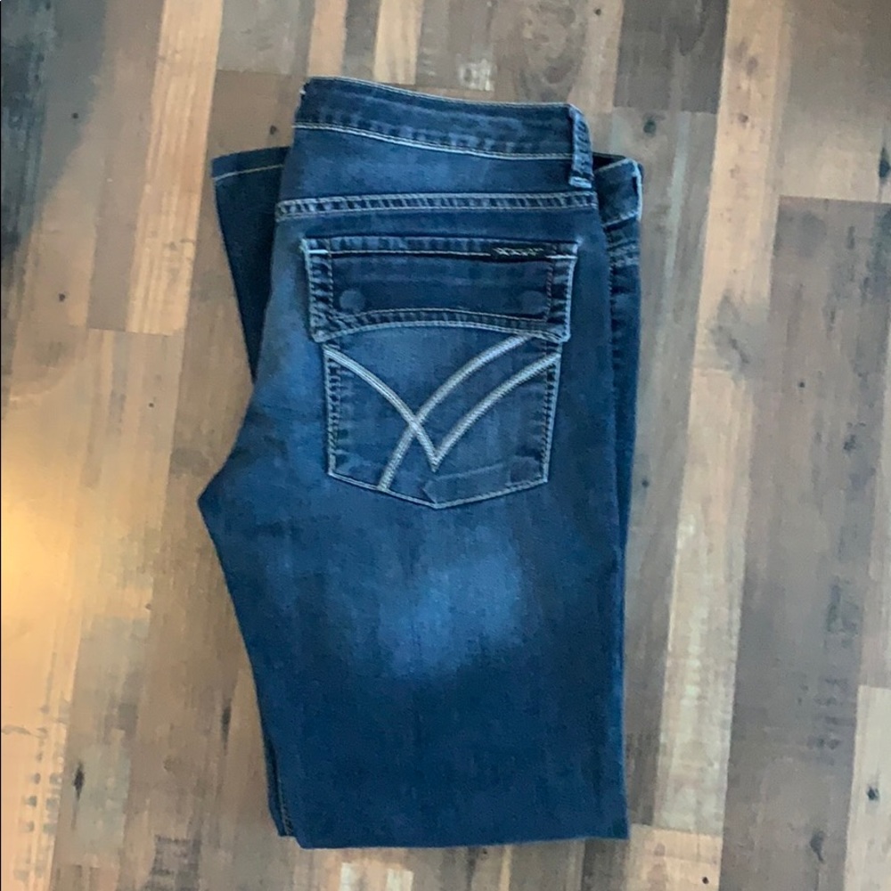 William Rast: Belle flared with flap- 28” Inseam
